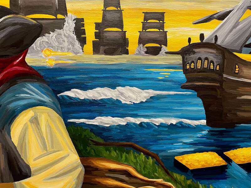 Treasure Paintings by JR Bissell: A Pirate Rendition of The Queen's Jewels 20