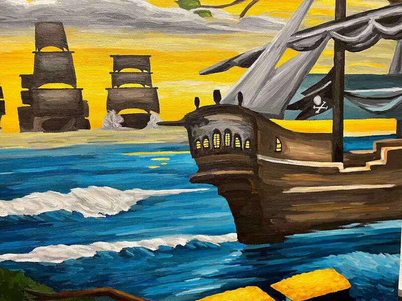 Treasure Paintings by JR Bissell: A Pirate Rendition of The Queen's Jewels 24