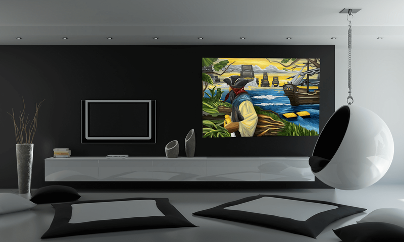 Treasure Paintings by JR Bissell: A Pirate Rendition of The Queen's Jewels 25