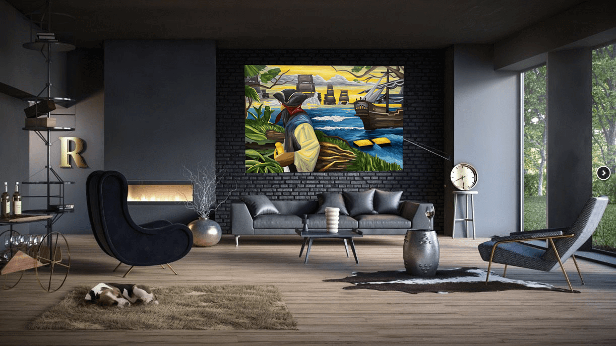 Treasure Paintings by JR Bissell: A Pirate Rendition of The Queen's Jewels 26