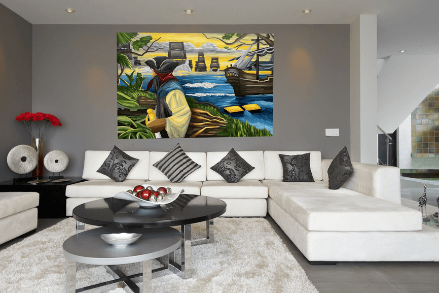 Treasure Paintings by JR Bissell: A Pirate Rendition of The Queen's Jewels 13