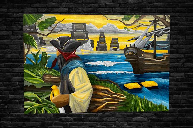 Treasure Paintings by JR Bissell: A Pirate Rendition of The Queen's Jewels 15