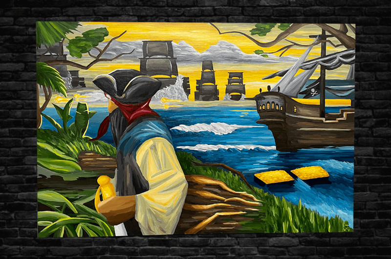 Treasure Paintings by JR Bissell: A Pirate Rendition of The Queen's Jewels 23