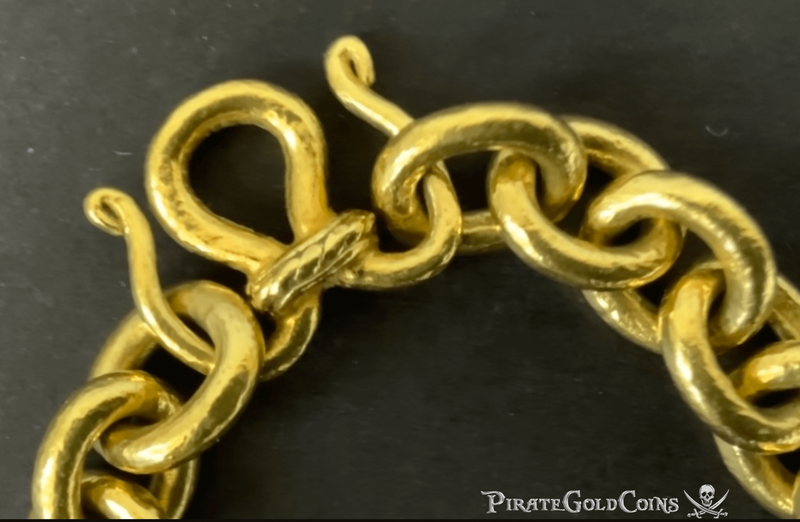 Ravenstein Shipwreck 1726 Money Chain 32" 264gms 3