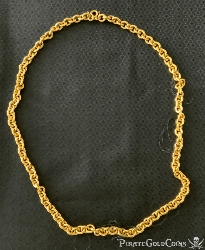 Ravenstein Shipwreck 1726 Money Chain 32" 264gms 2