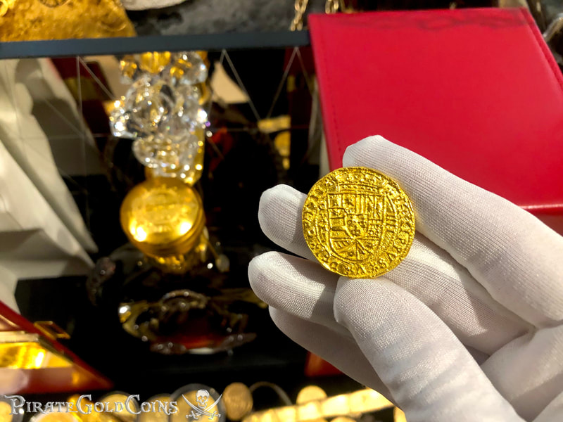 Reproduction Mexico 4 Escudos 1711 "Royal" 22kt Solid Gold 2