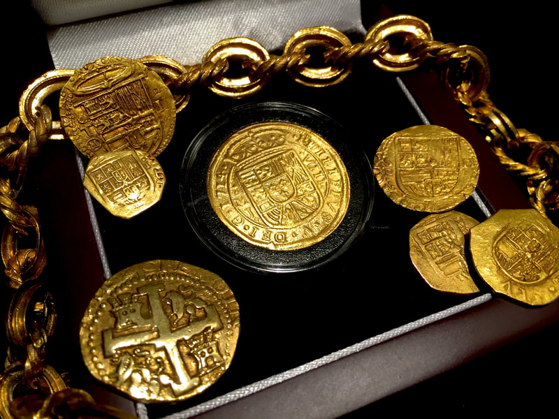 Mexico 1714 “Royal” 8 Escudos 18K Gold Doubloon Shipwreck 1715 10