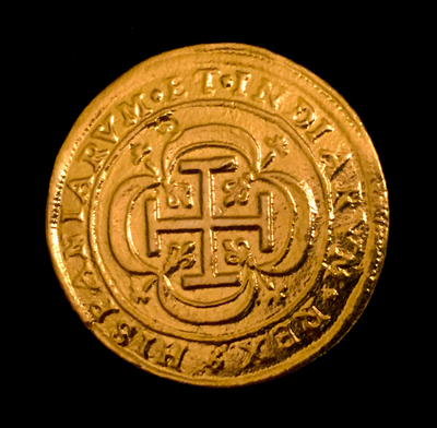 Mexico  1714  8 Escudos  "24kt Replica"  1715 Plate Fleet 3