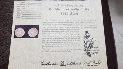 Peru 8 Escudos 1711 "2nd Finest Known- 1715 Plate Fleet Shipwreck" NGC 62 3