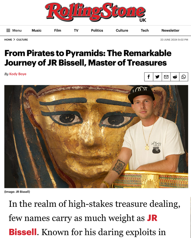 Rolling Stone: Pirates to Pyramids: The Remarkable Journey of JR Bissell - Page 2