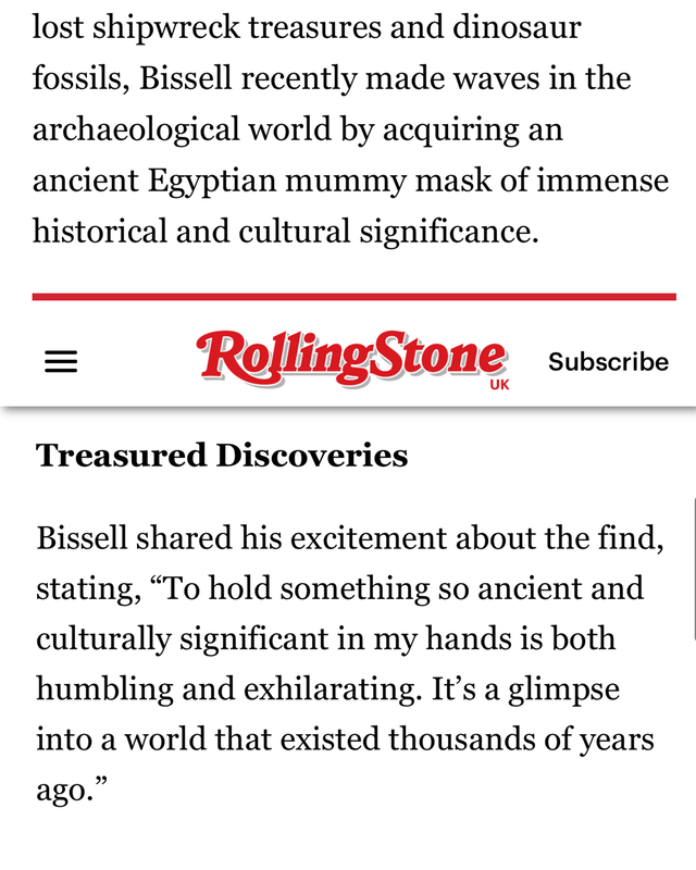 Rolling Stone: Pirates to Pyramids: The Remarkable Journey of JR Bissell - Page 3