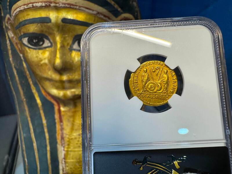 Roman Empire "Augustus" 27-14AD NGC VF 5x2 21