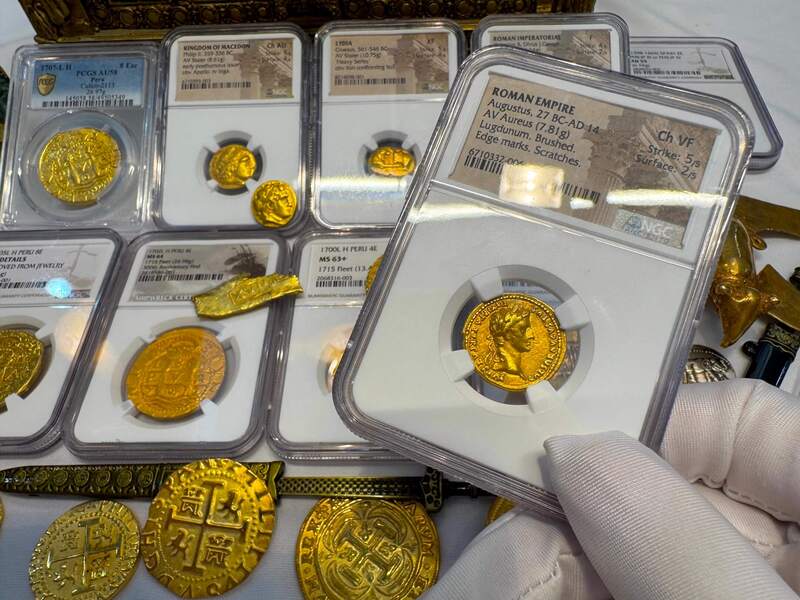 Roman Empire "Augustus" 27-14AD NGC VF 5x2 24