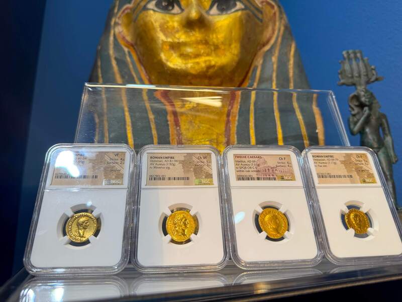 Roman Empire "Claudius" 41-54AD NGC VF 4x2 23