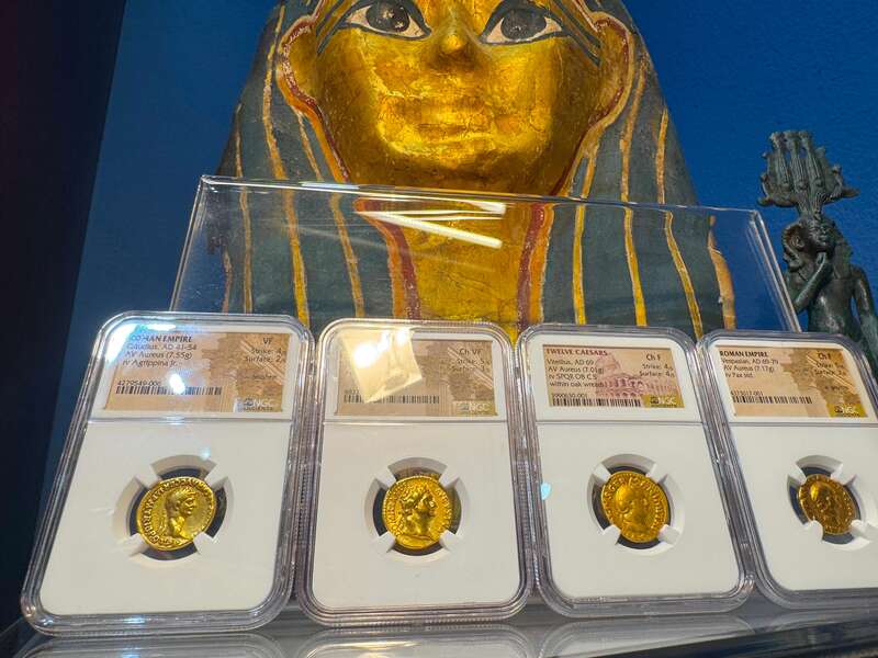 Roman Empire "Domitian" 81-96AD NGC VF 5x3 15