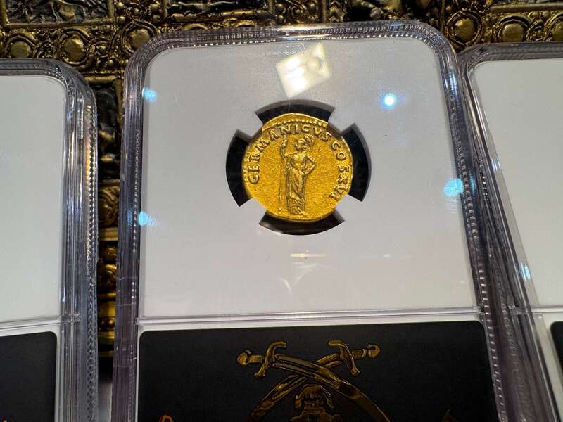 Roman Empire "Domitian" 81-96AD NGC VF 5x3 22