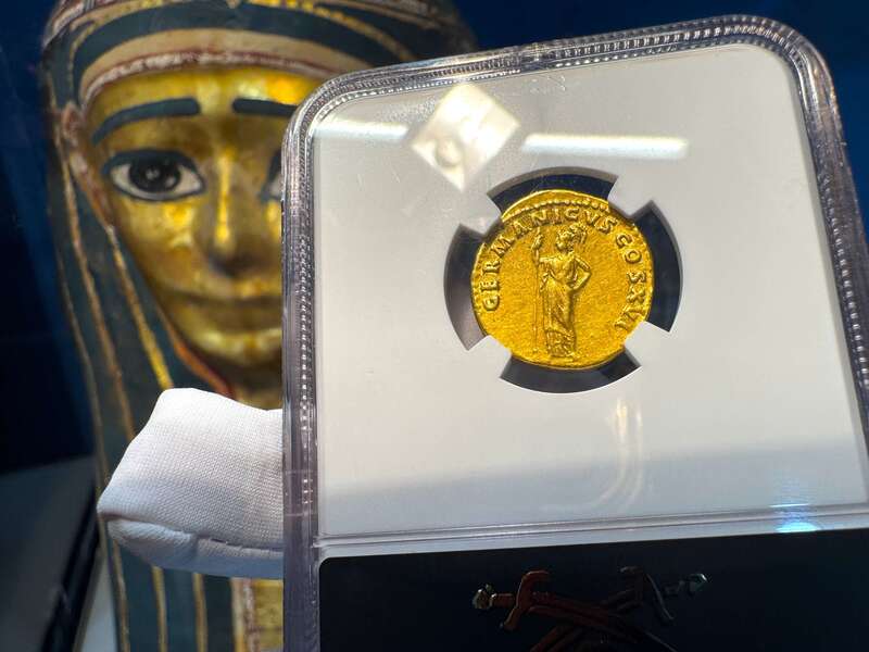 Roman Empire "Domitian" 81-96AD NGC VF 5x3 5