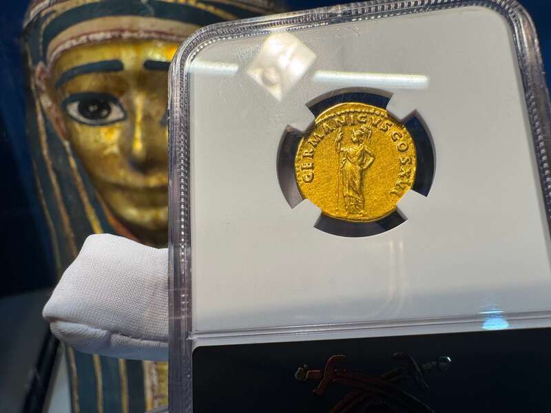 Roman Empire "Domitian" 81-96AD NGC VF 5x3 6