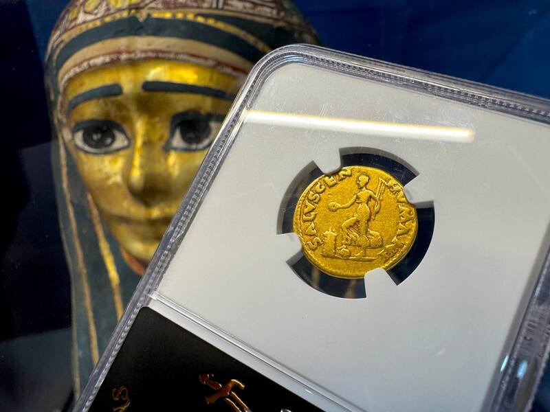 Roman Empire "Galba" 68-69AD NGC F 4x4 21