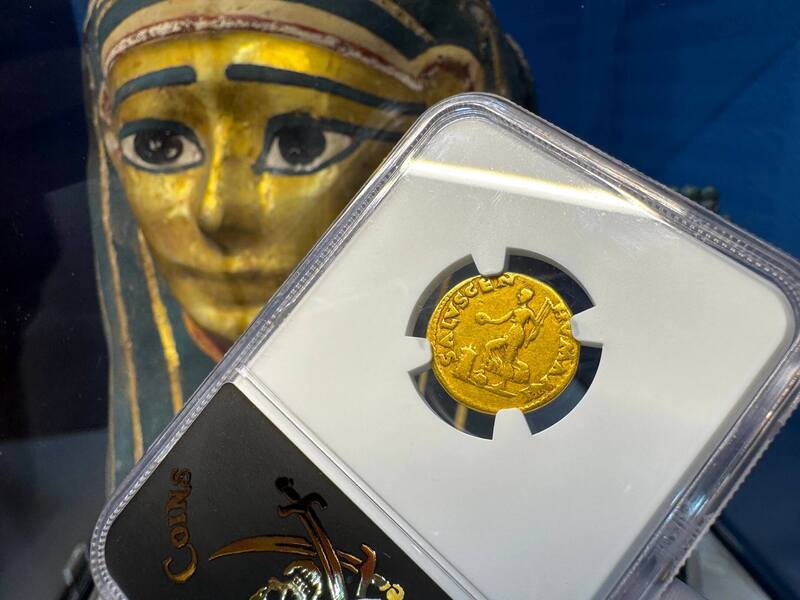 Roman Empire "Galba" 68-69AD NGC F 4x4 11