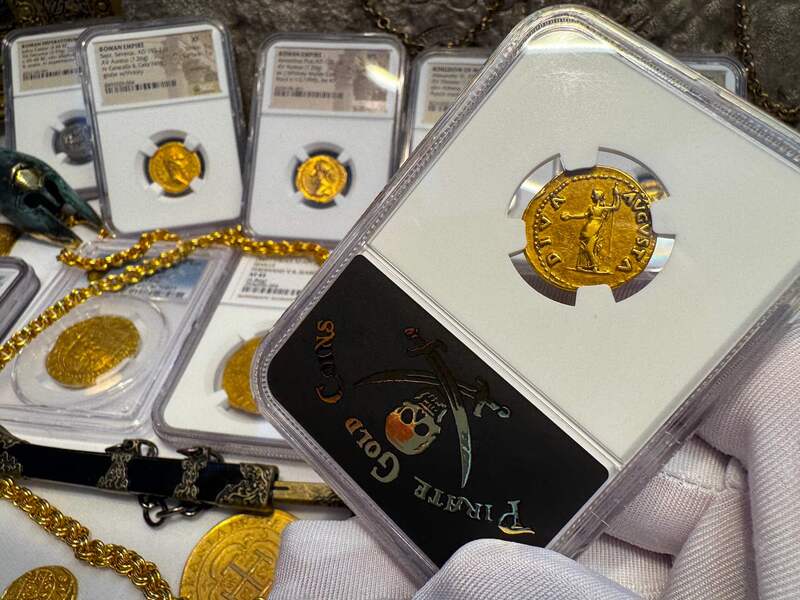 Roman Empire "Galba - Boscoreale Toning" NGC VF 5x2 28