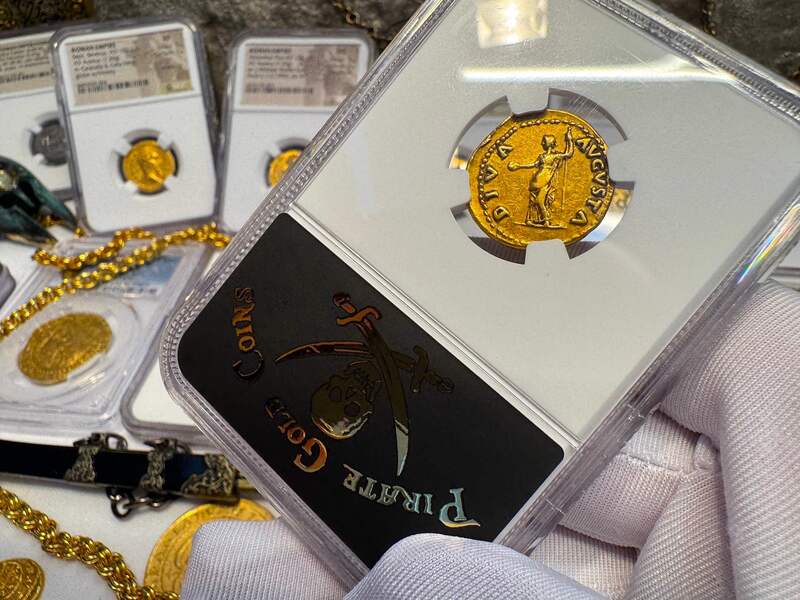 Roman Empire "Galba - Boscoreale Toning" NGC VF 5x2 15