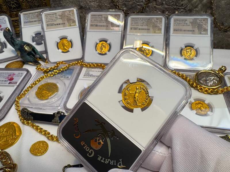 Roman Empire "Galba - Boscoreale Toning" NGC VF 5x2 41