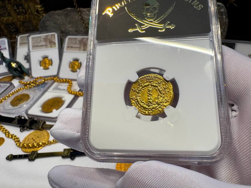 Roman Empire "Nero as Augustus" NGC Ch VF 5x4 13