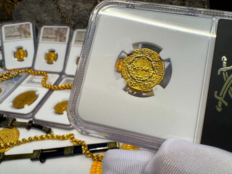 Roman Empire "Nero as Augustus" NGC Ch VF 5x4 10