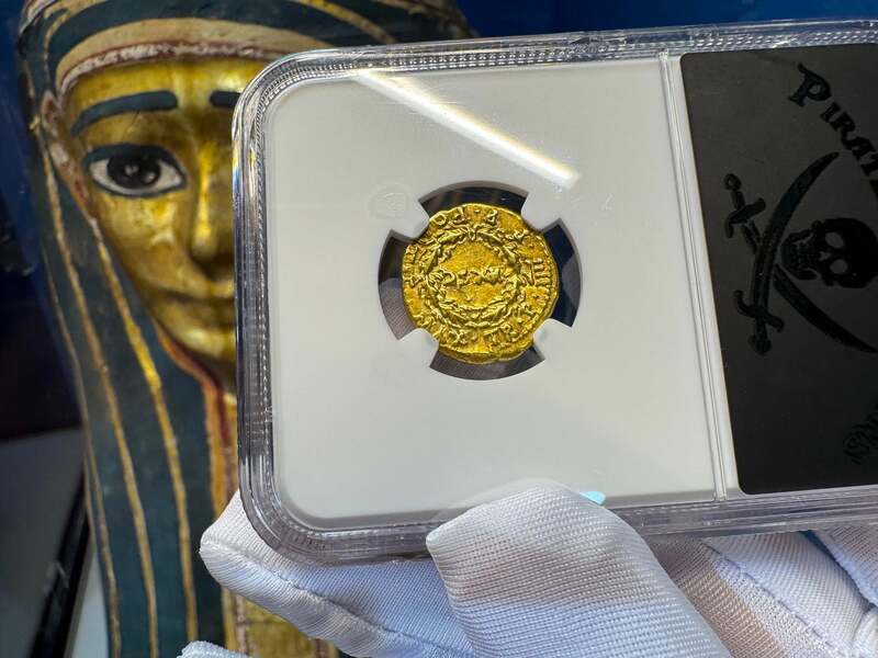 Roman Empire "Nero as Augustus" NGC Ch VF 5x4 11