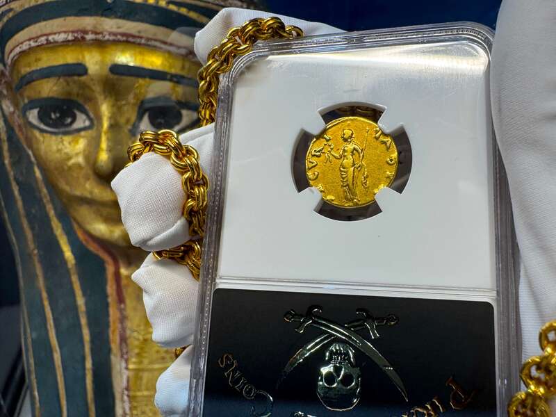 Roman Empire "Otho" 69AD NGC ch VF 4x3 7