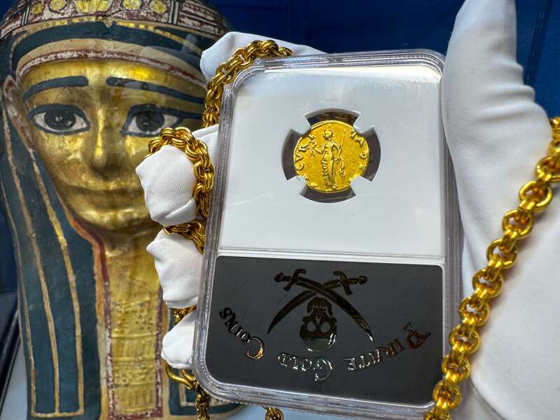 Roman Empire "Otho" 69AD NGC ch VF 4x3 25