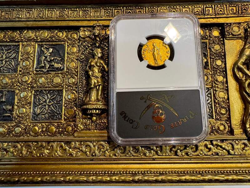 Roman Empire "Otho" 69AD NGC ch VF 4x3 17