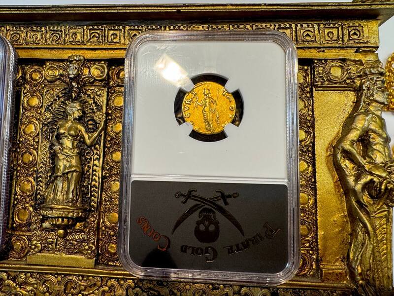 Roman Empire "Otho" 69AD NGC ch VF 4x3 19