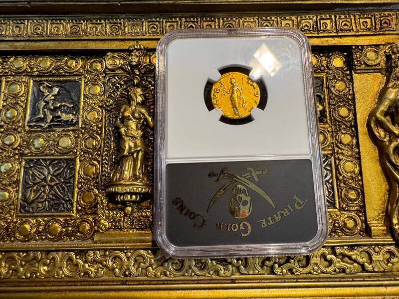 Roman Empire "Otho" 69AD NGC ch VF 4x3 20