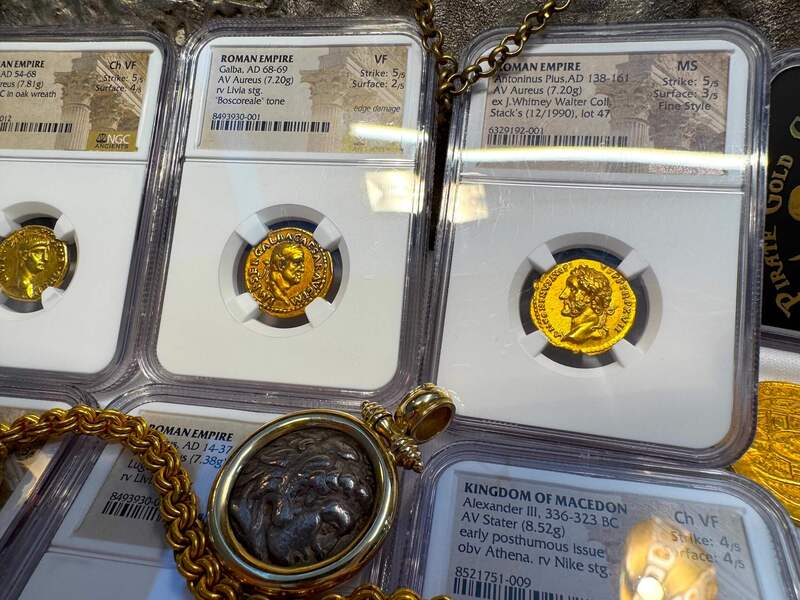 Roman Empire "Pius" NGC MS 5x3 Fine Style 39