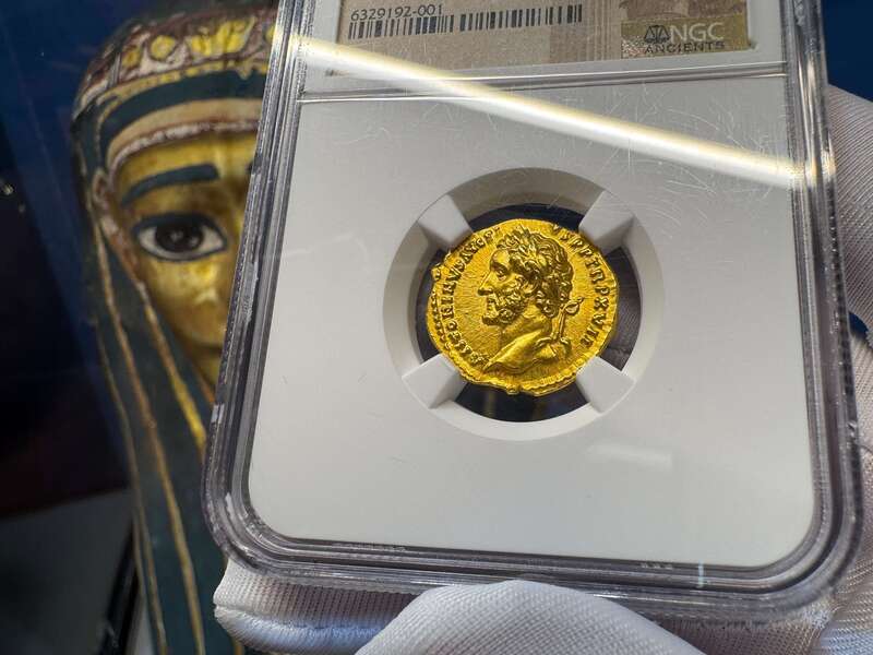 Roman Empire "Pius" NGC MS 5x3 Fine Style 43