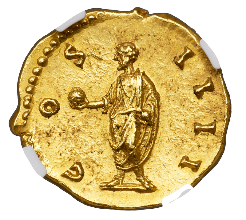 Roman Empire "Pius" NGC MS 5x3 Fine Style 4