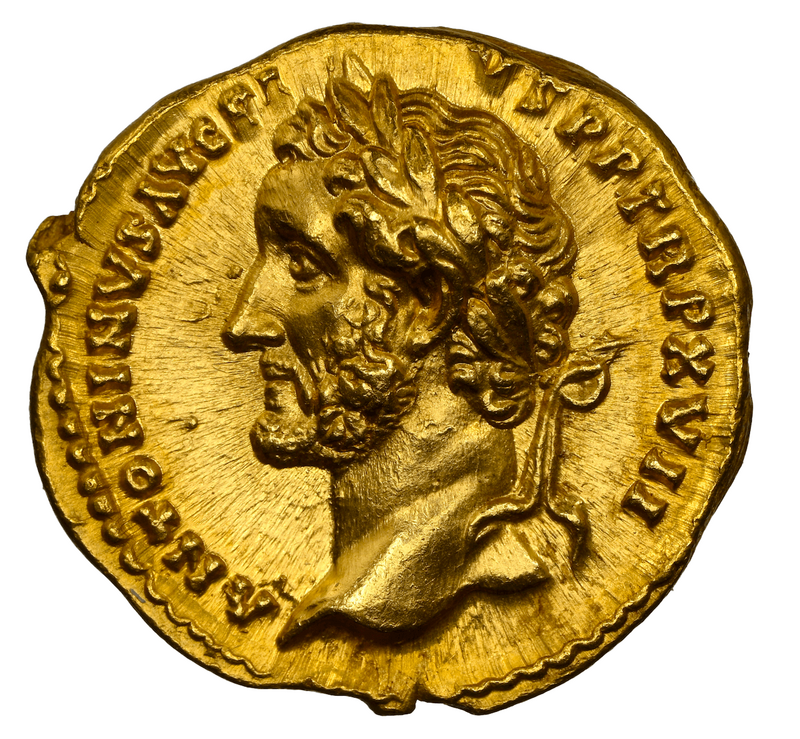 Roman Empire "Pius" NGC MS 5x3 Fine Style 49