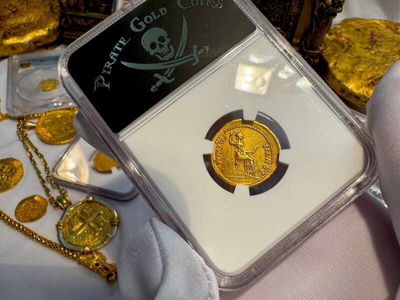 Roman Empire Tiberius "12 Caesar" 14-37AD NGC XF 5x3 3