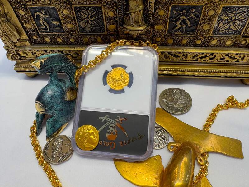 Roman Empire "Titus" 79-81AD NGC F 5x4 8