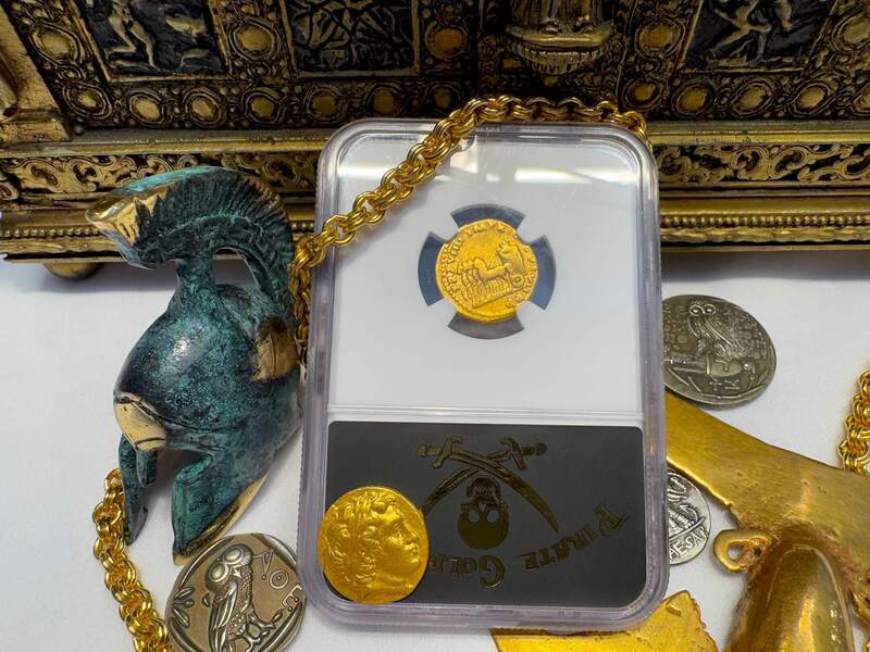 Roman Empire "Titus" 79-81AD NGC F 5x4 13