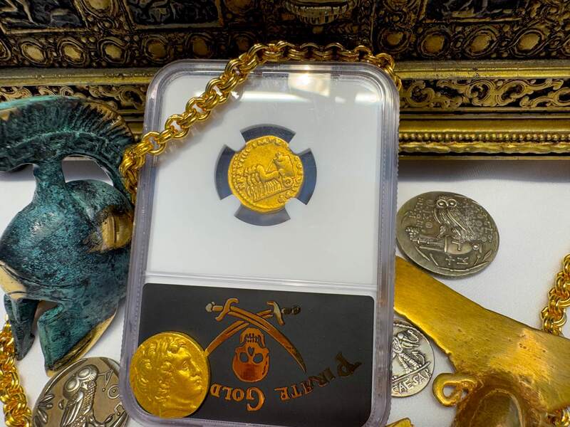 Roman Empire "Titus" 79-81AD NGC F 5x4 16