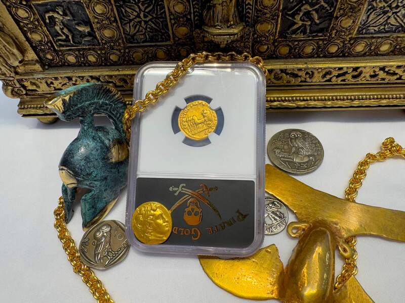 Roman Empire "Titus" 79-81AD NGC F 5x4 21