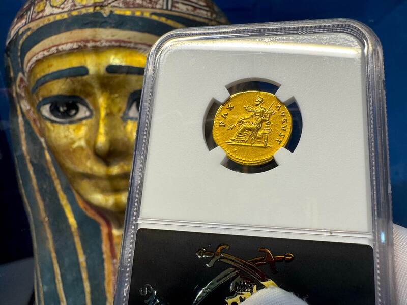 Roman Empire "Titus" NGC XF 5x4 9