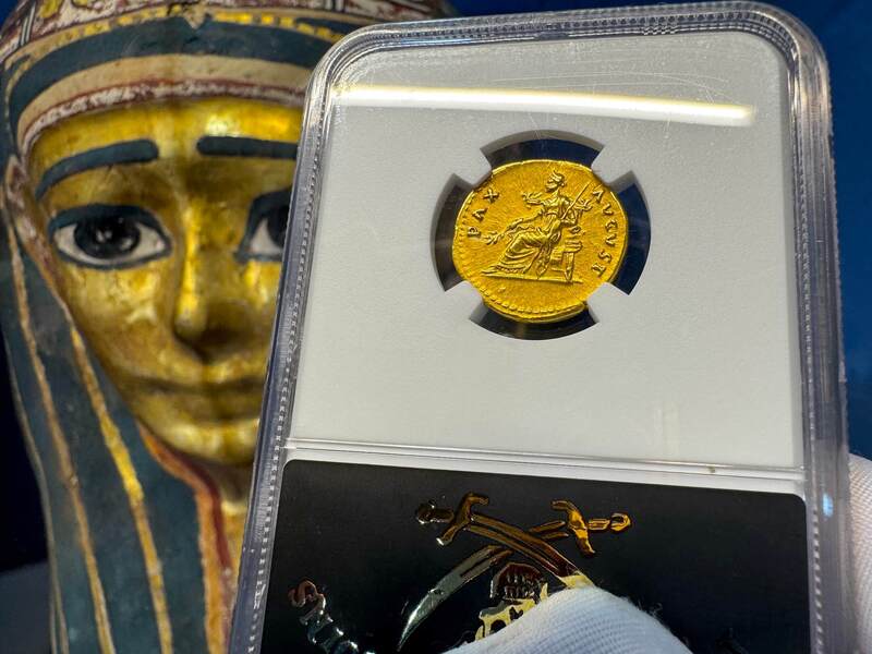 Roman Empire "Titus" NGC XF 5x4 15