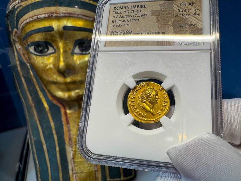 Roman Empire "Titus" NGC XF 5x4 24