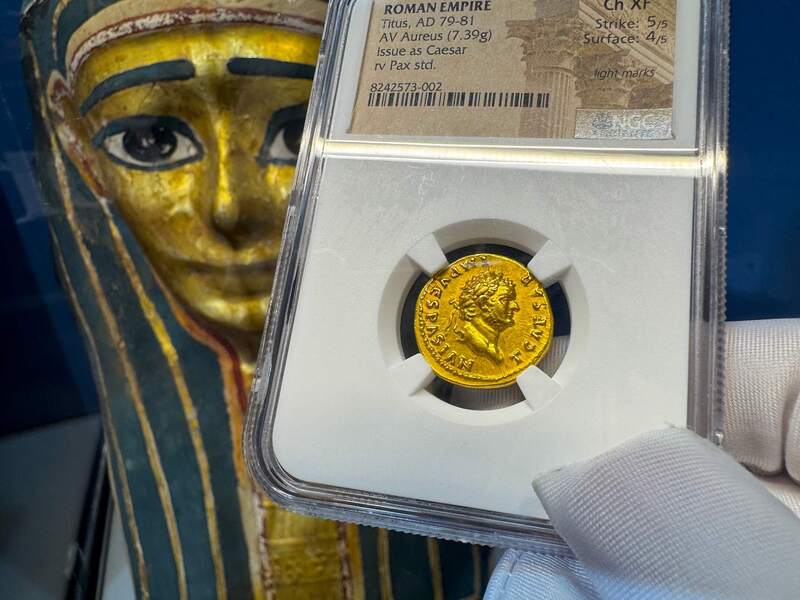 Roman Empire "Titus" NGC XF 5x4 23