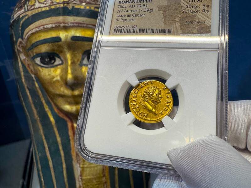 Roman Empire "Titus" NGC XF 5x4 26