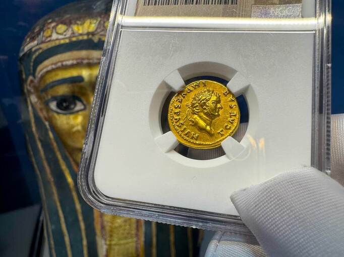 Roman Empire "Titus" NGC XF 5x4